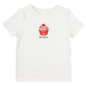 Cat & Jack™ Short Sleeve So Sweet Cupcake Graphic T-Shirt
